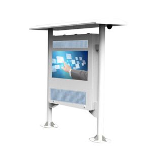 Multimedia All In One Outdoor LCD Monitor High Definition With Double Screen