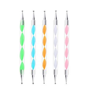 2022 Professional Nail Art Dotting Tool 5-piece set metal crystal dotting pen