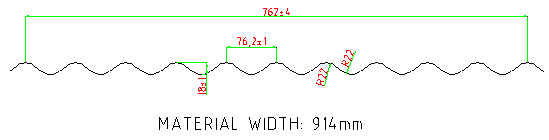 Corrugated Sheet Roll Forming Machine , Metal Roofing Forming Machine By Chain