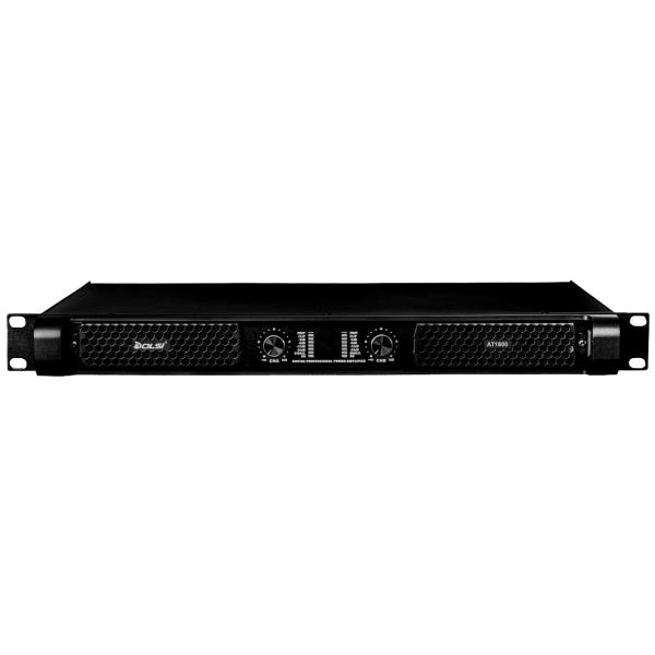 Buy 2400Watt High Power 1 Unit Rack Light Weight 2 ohm Stable 2 channel PFC Digital Power Amplifier at wholesale prices