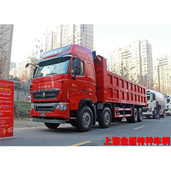 Buy 540 Horsepower Dump Truck 8x4 15.37 Ton Sinotruk Howo T7H  ZZ3317V466HE1 Special Vehicles at wholesale prices
