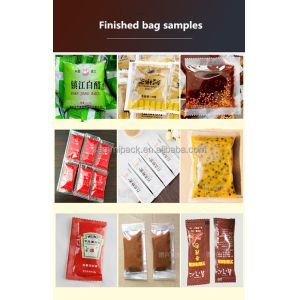 Automatic Cooking Oil Sauce Honey Ketchup Liquid Pouch Packing Machine