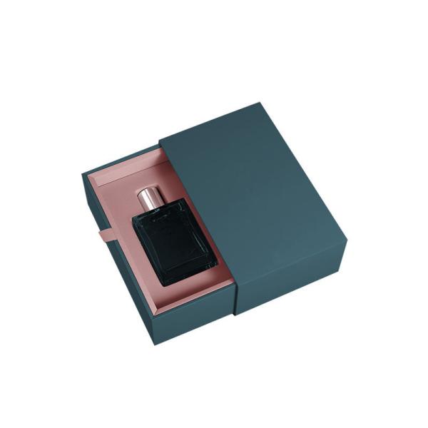 Buy Metallic Paper Round Packaging Perfume Gift Box Foil Stamping at wholesale prices