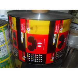 Customized Printed Plastic Film In Rolls For Automatic Packaging Or Automatic