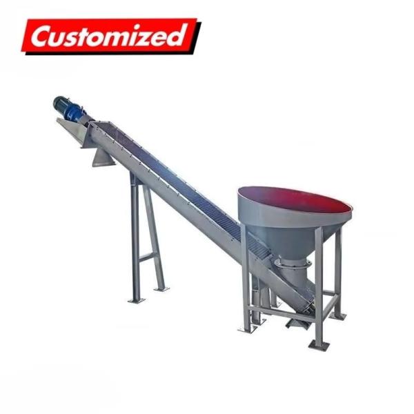 Buy Custom Conveying Plastic Grain Screw Conveyor Helical Ice Screw Conveyor Auger Feeder For Grain at wholesale prices