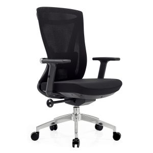 Breathable Tilting Mesh Seat Office Chair With 360 Degree Wheels