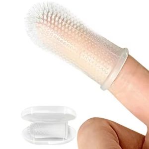 Soft Silicone Pet Toothbrush Easy Cleaning Dog Finger Toothbrush