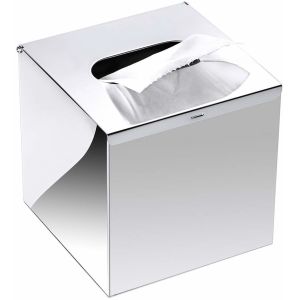 China Bathroom Countertops Tissue Dispenser Box Stainless Steel Tissue Box on sale