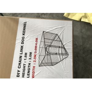 Dog Kennel Fencing 1.8m x2m x 3m mesh 60mm*60mm diameter 2.2mm DO IT YOURSELF