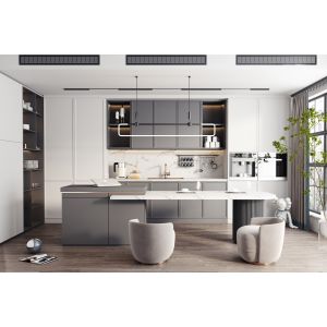 Minimalist Modern Kitchen Cabinet Classic Style With Artificial Stone Countertop