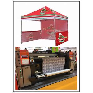 China Pop Up Digital Textile Flag Printing Machine With Dye Sublimation Ink on sale