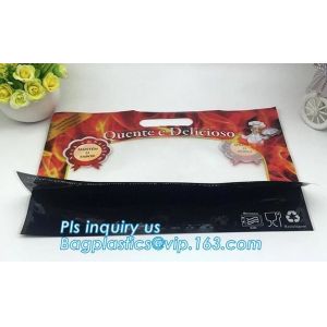 Slider Resealable Zipper, Doypack, Roast Chicken Stand Up Pouch With Vent Hole,