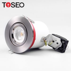 Europe Standard Fire Rated Downlights GU10 50000hr Life Span