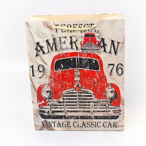 Custom printing auto part packaging paper bag with handle
