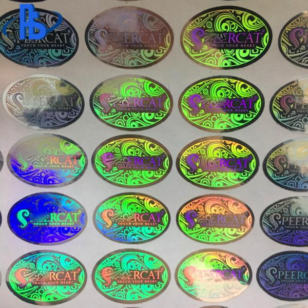 0.075mm Polyester Single Sided Holographic Security Labels