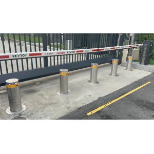 Electric Automatic Bollards IP68 217mm 178mm Diameter 600mm Height
