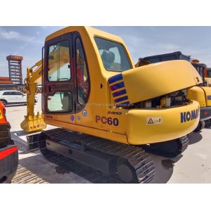Nice Condition Komatsu PC60 Used Excavator Crawler 40kw and Low Working Hours 0