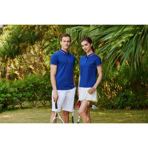 ODM Cotton 3D Embroidery Polo Short Sleeve Shirt 0.1mm Heat Transfer