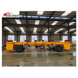 Heavy Duty Heavy Load Trailers , Chassis Frame Multi Axle Trailer