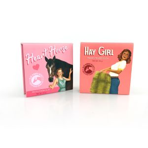 Custom Logo Flip Rigid Cardboard Cosmetics Paper Boxes Magnetic Eyeshadow Blush