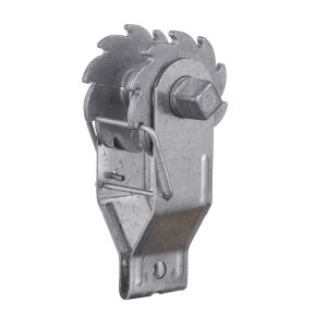 EFA050 Pre Galvanised Plate Spring Clip Electric Fence Strainer