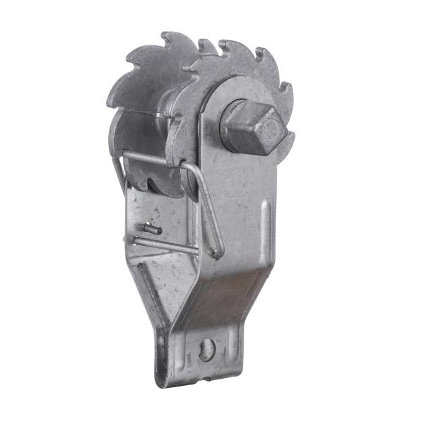 Buy EFA050 Pre Galvanised Plate Spring Clip Electric Fence Strainer at wholesale prices