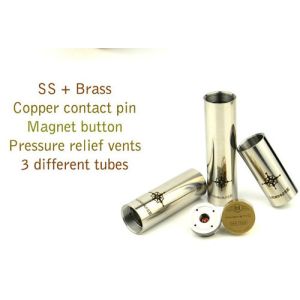 Full mechanical 18350/18500/18650 copper contact windrose mod ss