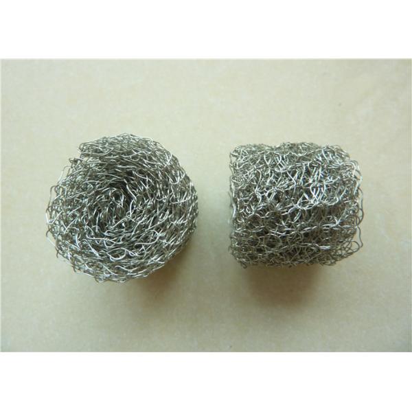 Dia 40*20mm Cylinder Knitted Wire Exhaust Mesh Gasket Support Rings Alkali Resistant