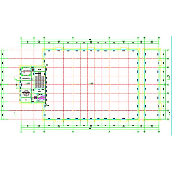 OEM ODM Prefabricated Steel Building Fireproof 2 Storey Steel Structure Building