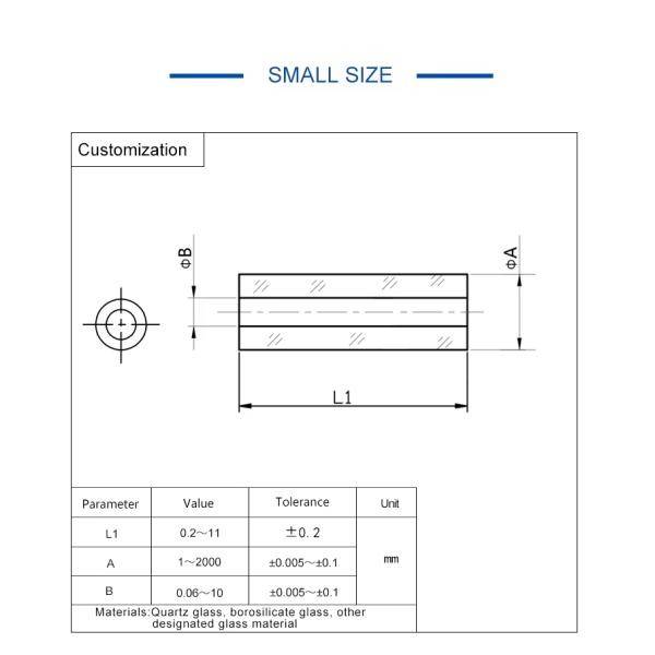 Single-Port Sealed Quartz Glass Tube Durable For Various Uses