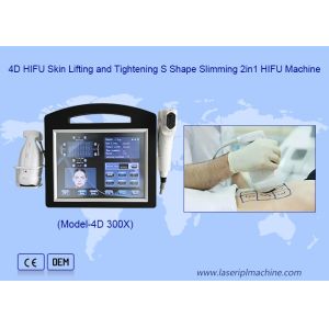 China 2 In 1 Liposonic Body Shaping Face Skin Lift Wrinkle Remover 4d Hifu Machine on sale