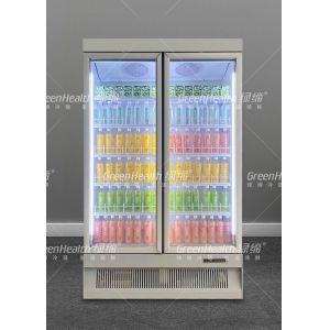Big Capacity Matte White Soft Drink Display Chiller Low Consumption