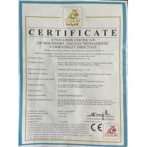 Shandong Chen Shanshan Automobile Co. Certifications