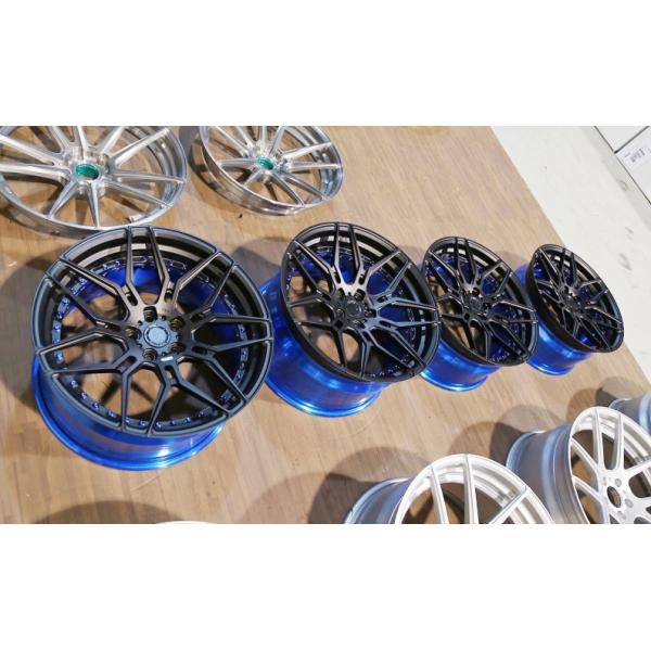 Blue Brush 2pc 3Pc forged wheel 18 inch Alloy Cars 19 step lip 5X108 5x112 Car Alloy Wheels Rim