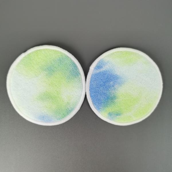 Buy Double Side Tie-Dyed Reusable Makeup Remover Pad at wholesale prices