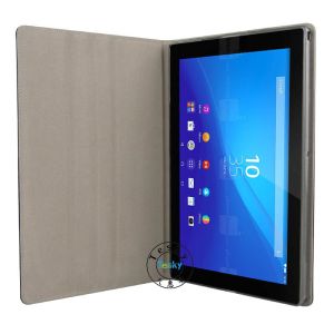 Quality high quality pu leather tablet case front stand for xperia z4 for sale