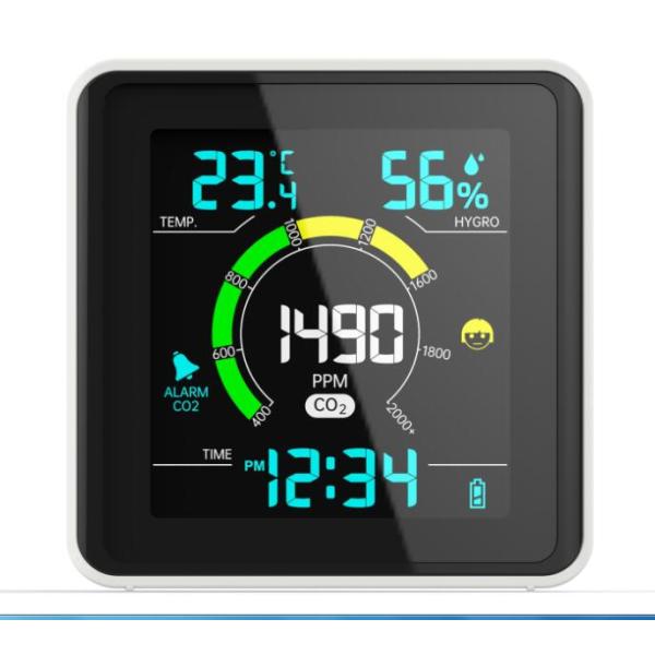 Sound Alarm Air Quality Meter High Sensitive Co2 Monitors For Home DC 5V