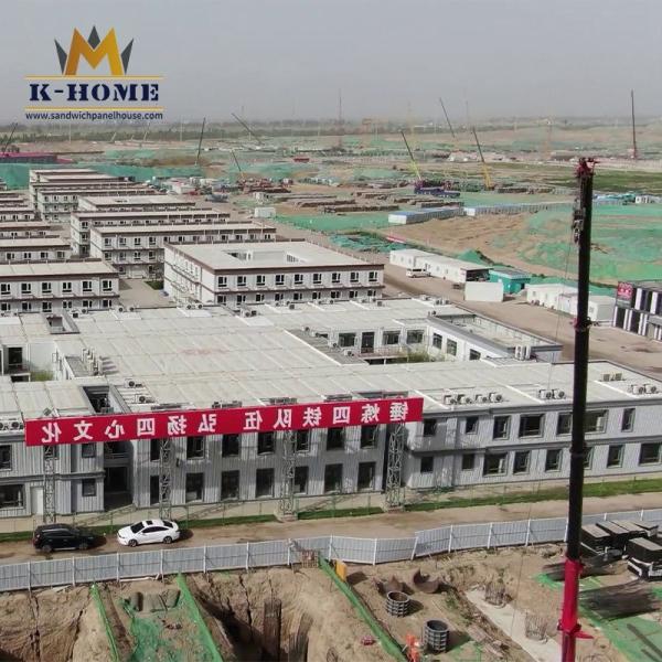 Buy Prefabricated Flat Pack Housing Unit Container As Camp Site at wholesale prices