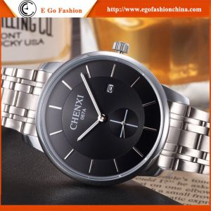 067AS Black White Classic Watch Business Watches for Man Stainless Steel Band