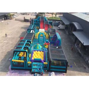 Giant Outdoor Inflatable Playground Equipment Economical Interactive Game