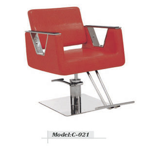 Buy hair salon chair,hair dressing chair, stainless steel armrest chair  hydraulic chair C-021 at wholesale prices