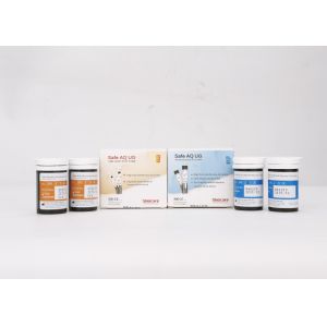 Safe UG Big LCD Screen Blood Glucose & Uric Acid Level Testing Kit 3 AAA Battery