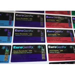 Pharmaceutical Hologram Vial Label , Paper Anabolic vial Vial Labels