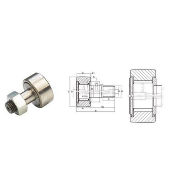 Corrosion Resistant KR Bearing Compact Bolt Type Needle Roller Bearing High Carrying Capacity