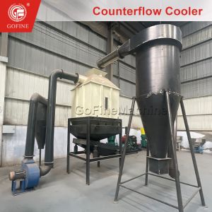 Animal Feed Chicken Feed Counter Flow Cooling Box With CE