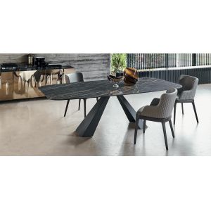 Modern Luxury Design Home Furniture Restaurant Metal Frame Rectangular Marble