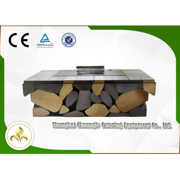 Gold Miner Teppanyaki Hibachi Grill Table , Gas Teppanyaki Grill Equipment