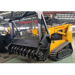 74KW Track Skid Steer Loader TS100 Skid Steer Construction Equipment