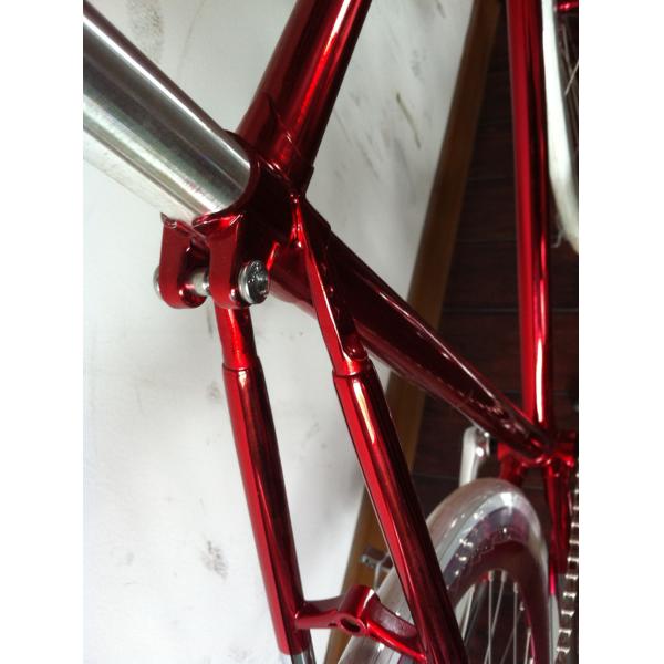 700C Lugged 4310 CR-MO Steel Frame Fork Vintage Single Speed Fixed Gear Road Bar Bike