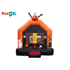 PVC Tarpaulin Halloween Pumpkin Inflatable Jumping Castle Bounce House